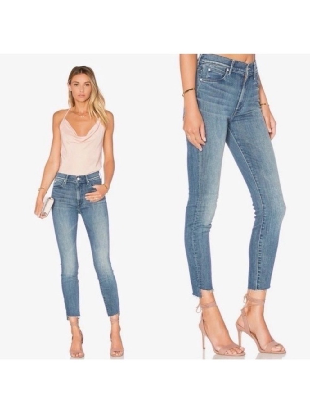 MOTHER Stunner Zip Ankle Step Fray Color: Good Girls Do Size 29